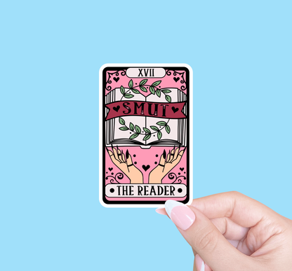 The smut reader tarot sticker