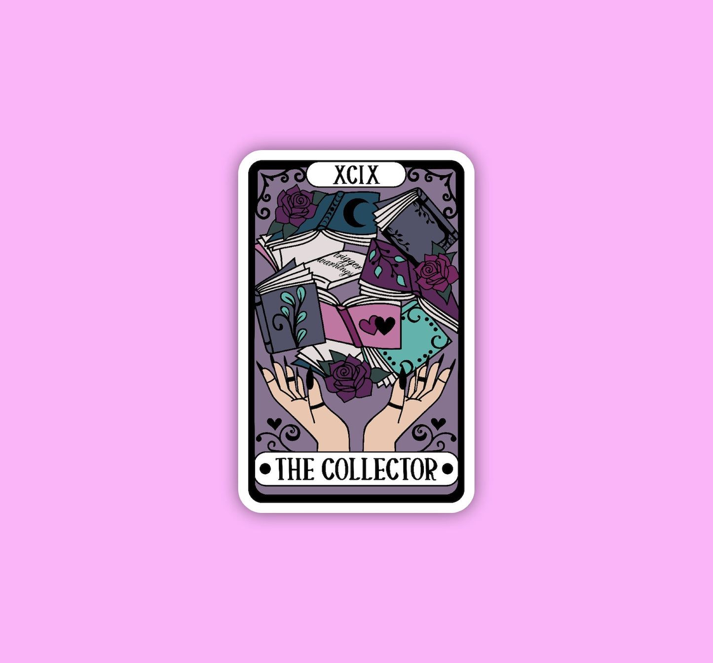 The collector tarot sticker