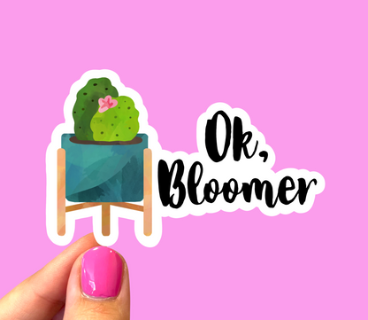 Ok bloomer sticker